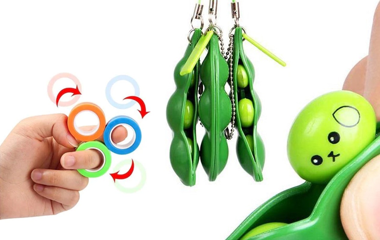 Fidget Toys: Pea Poppers en magnetische ringen