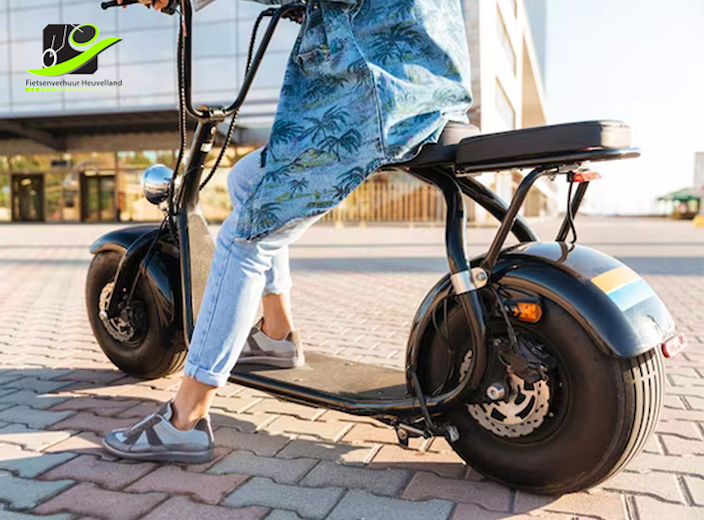 Scooter of E-chopper tocht door het Heuvelland