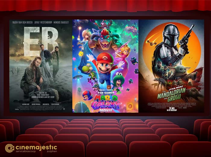 Film naar keuze + eventuele popcorn bij Cinemajestic