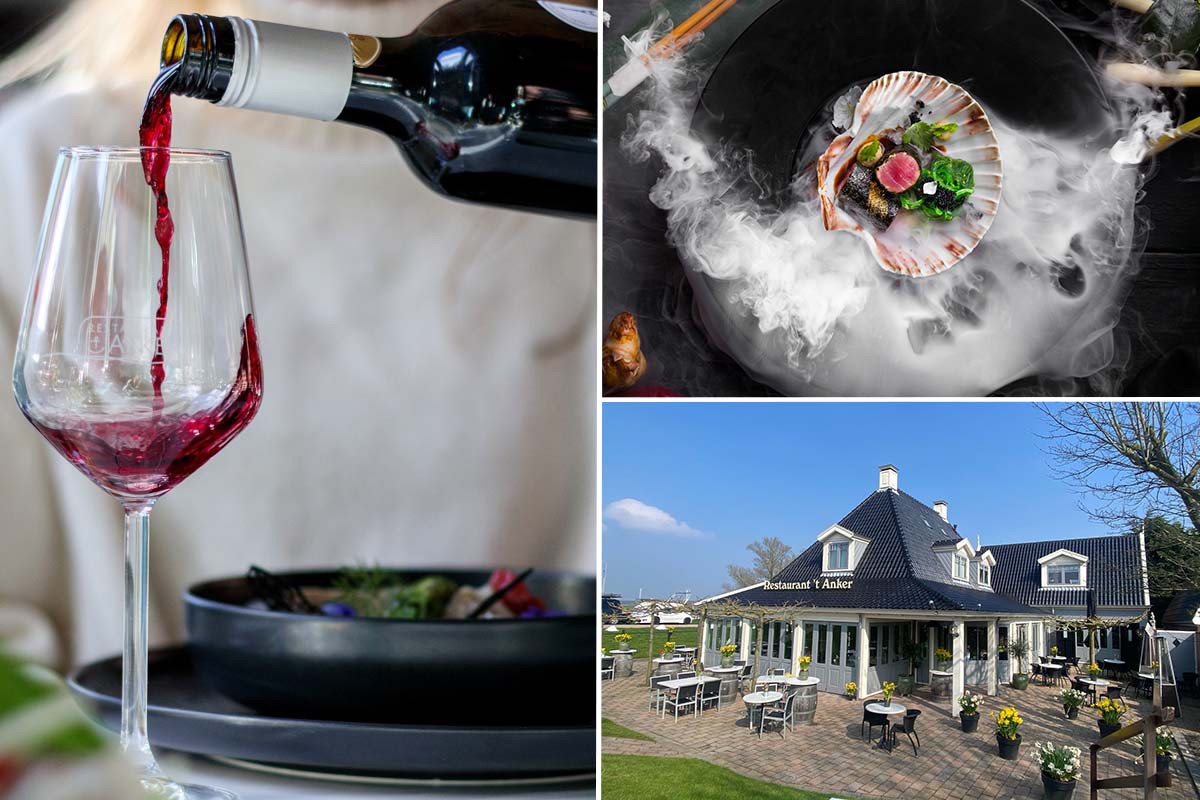 Luxe 4-gangen food & wine tasting bij Restaurant 't Anker