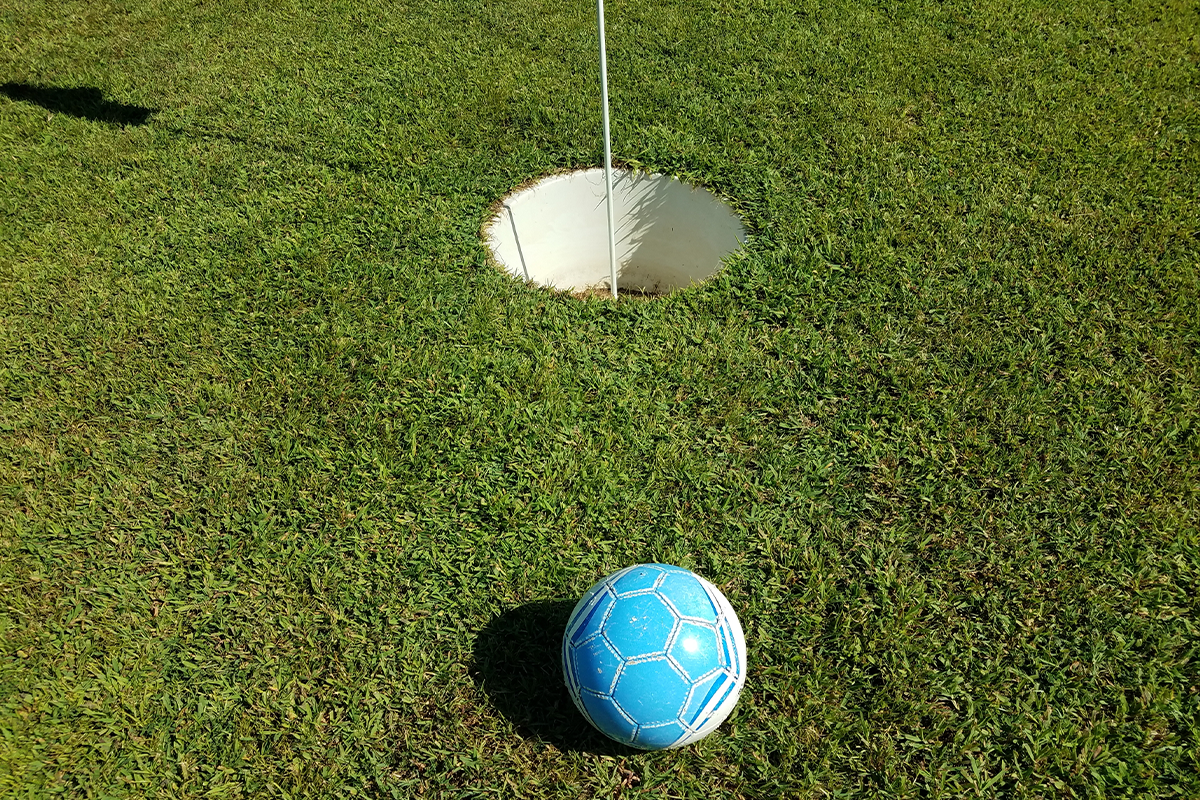 Footgolf + bittergarnituur bij Landgoed Zwartemeer