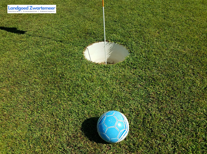 Footgolf + bittergarnituur bij Landgoed Zwartemeer