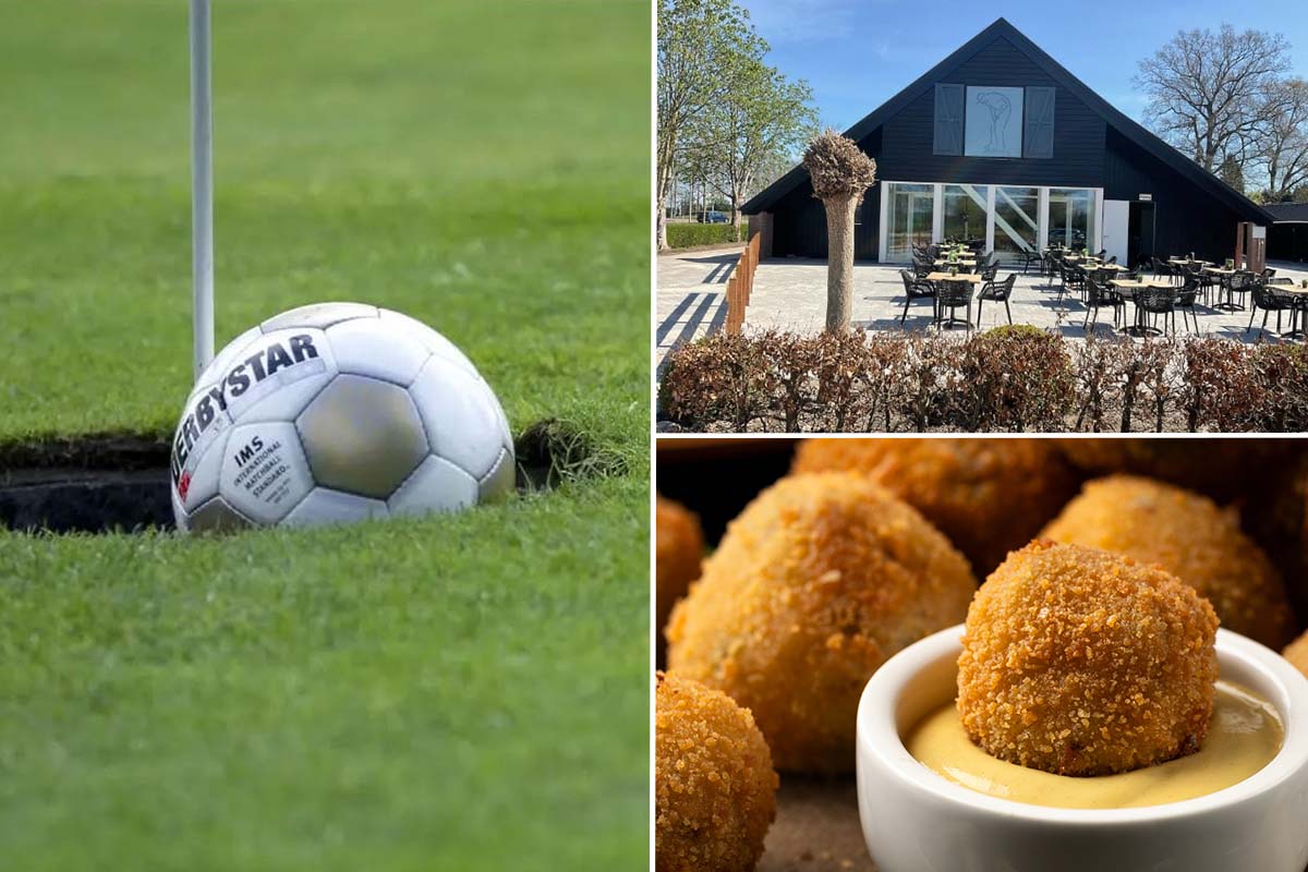 Footgolf + bittergarnituur bij Play & Stay