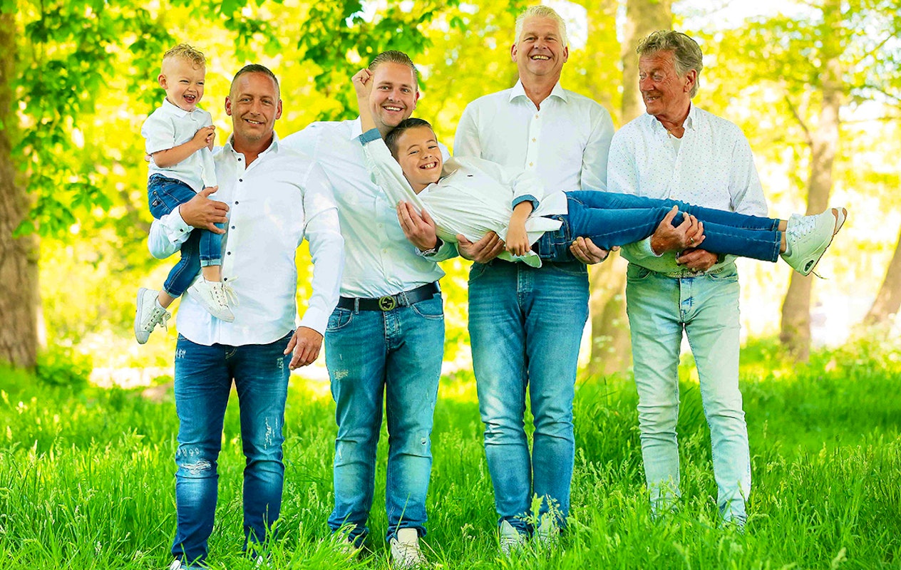 Fotoshoot voor 1 tot 35 personen bij Fotoshoot.nl (7 locaties)