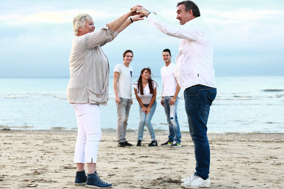 Fotoshoot op het strand of studio + foto (2 tot 25 personen) 