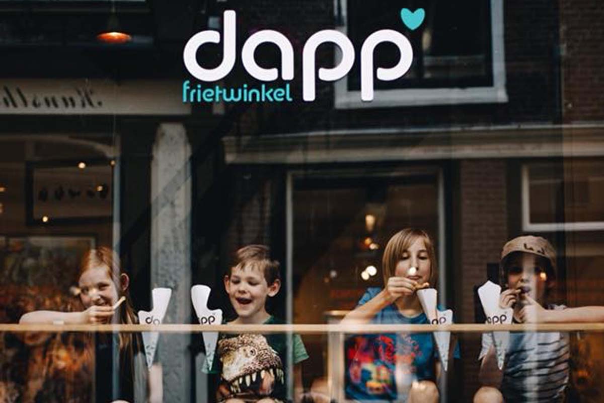 Friet + snack + drankje bij Dapp Frietwinkel Leiden