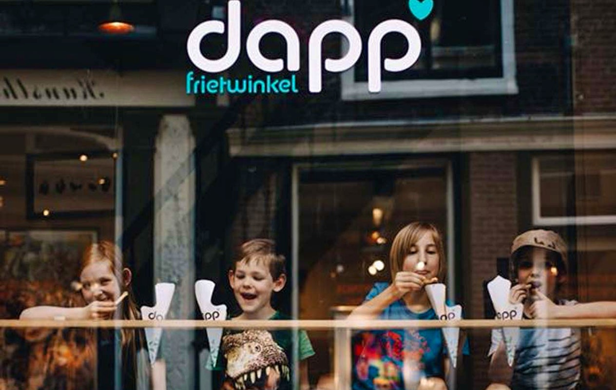 Friet + snack + drankje bij Dapp Frietwinkel Leiden
