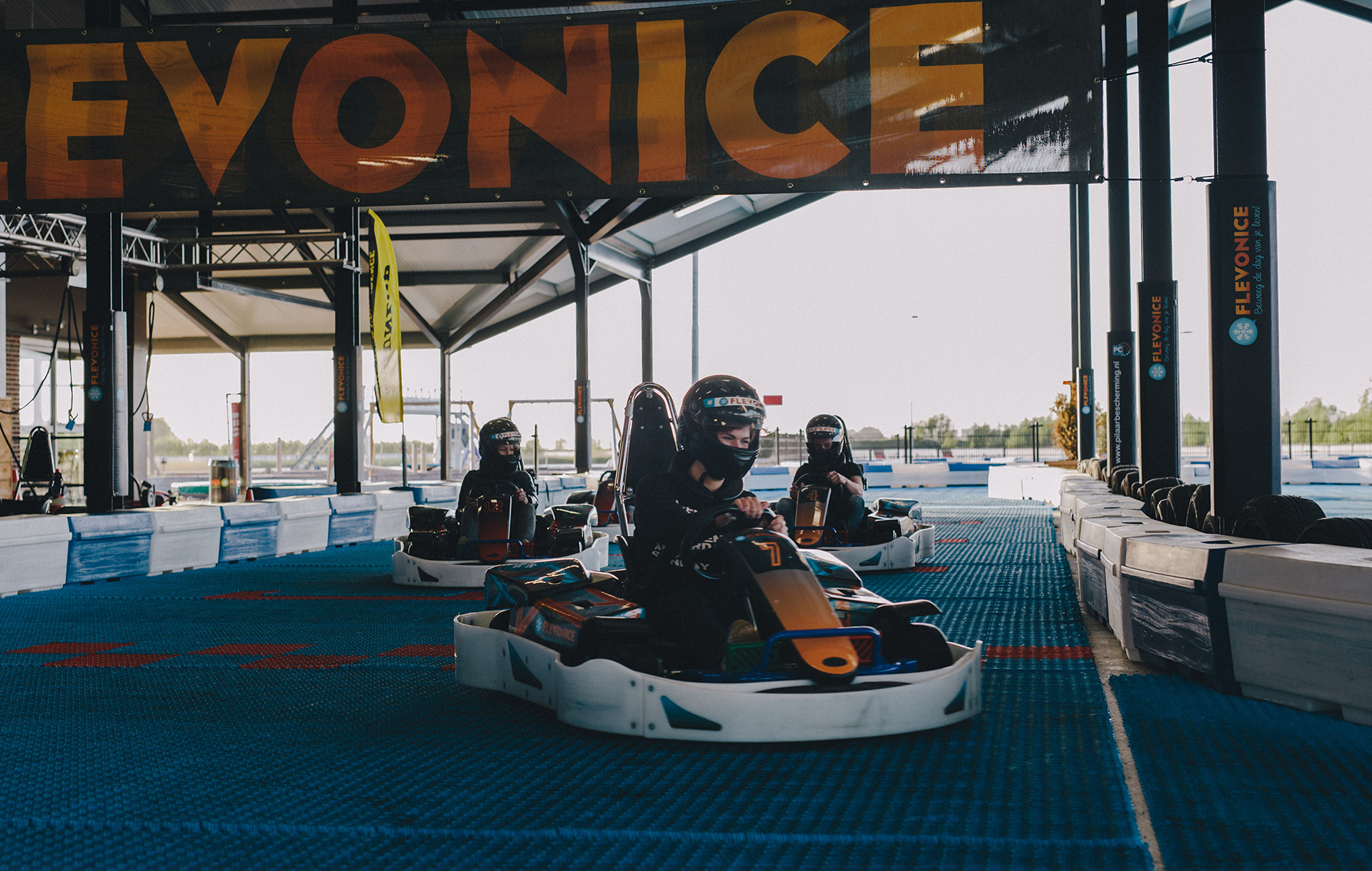 Ga 2 heats Drift Karten bij Flevonice! 