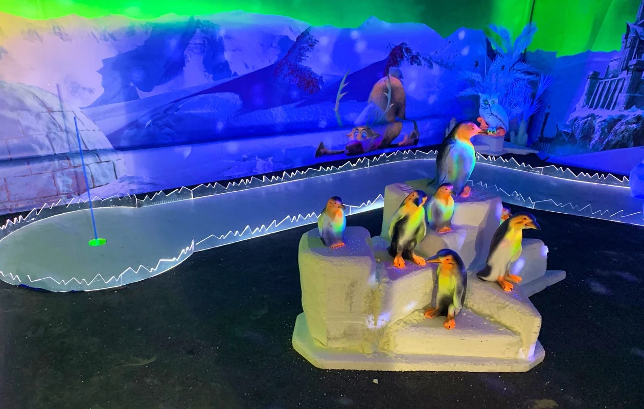 Glow in the Dark Midgetgolf bij Coronel