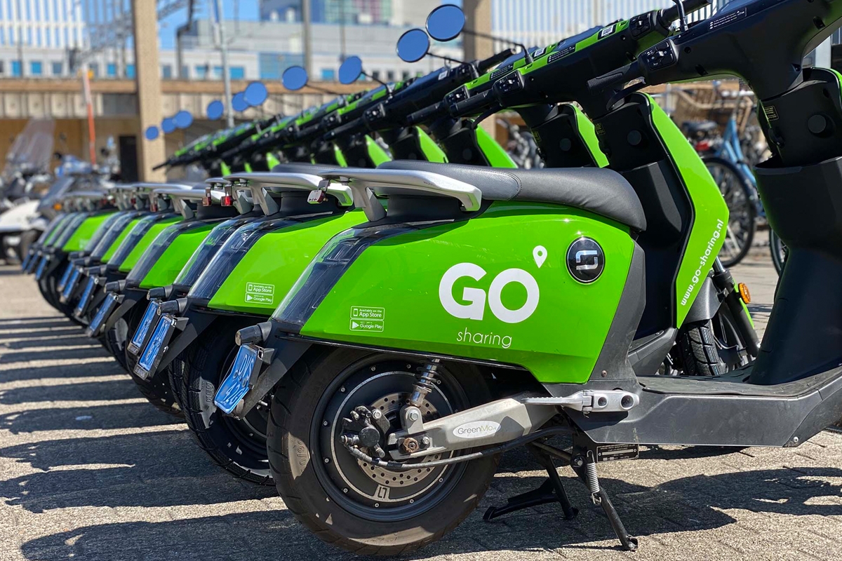 50 min e-scooter of 63 min e-bike via GO Sharing