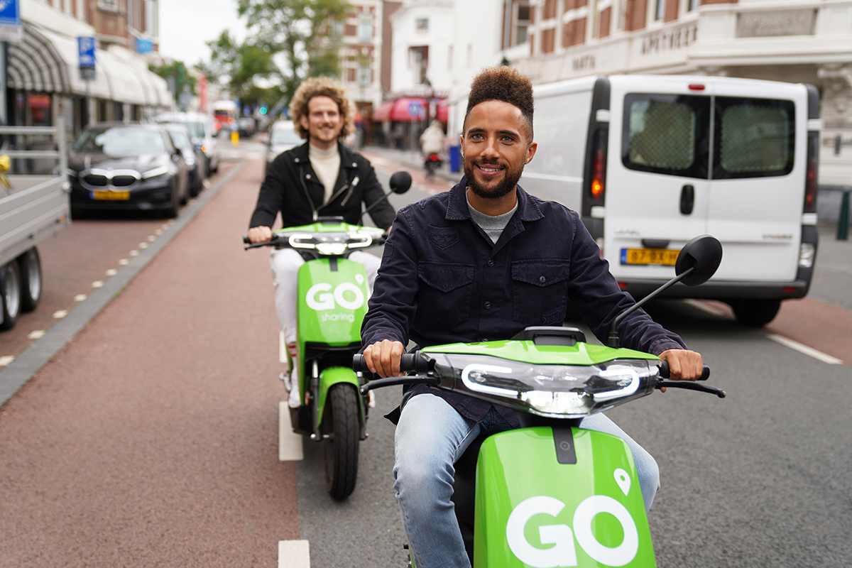 50 min e-scooter of 63 min e-bike via GO Sharing