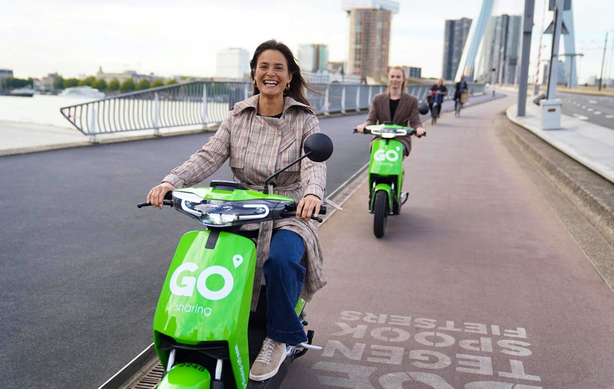 50 min e-scooter of 63 min e-bike via GO Sharing