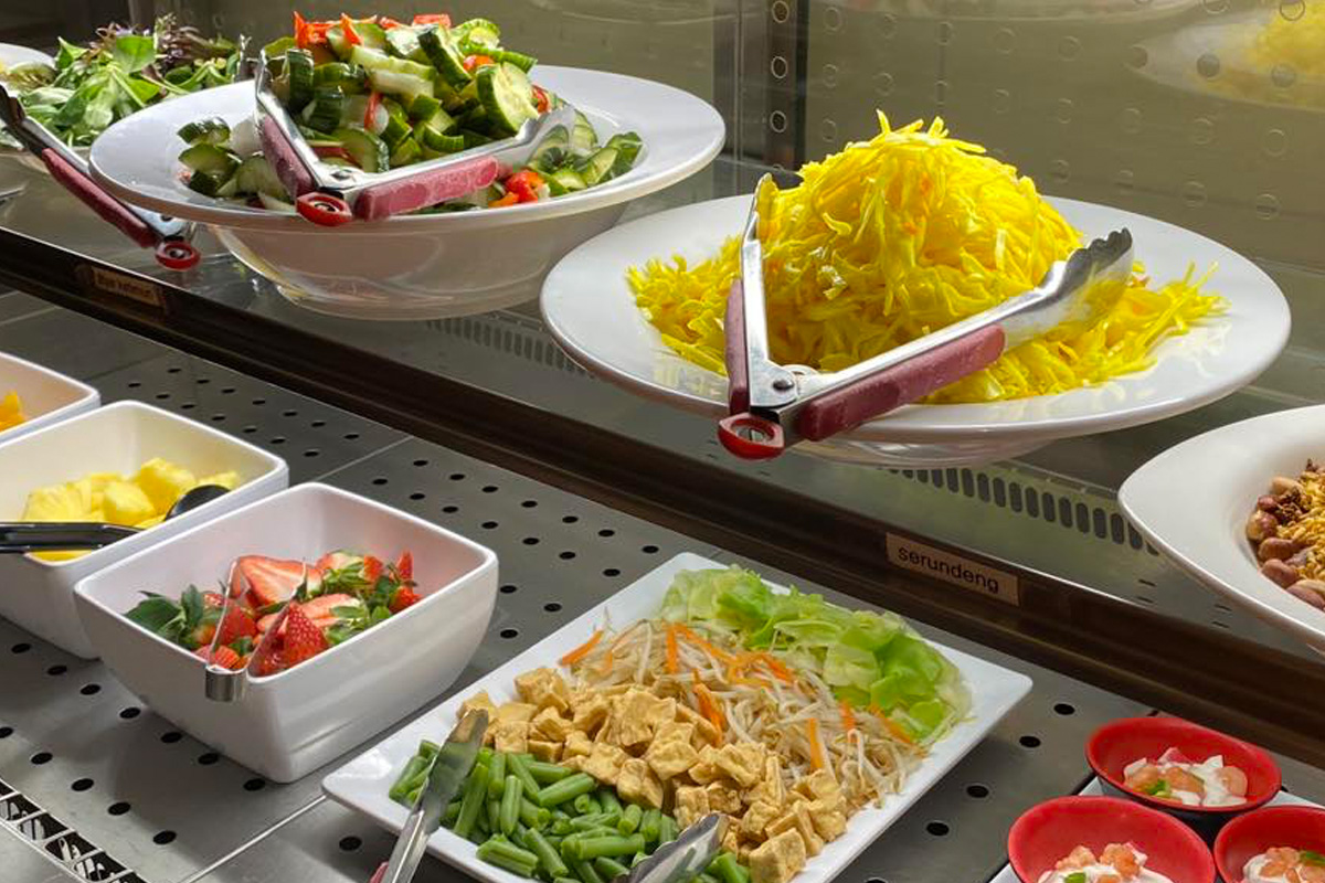 Grand buffet bij Selamat Datang