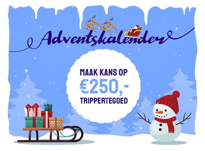 Maak GRATIS kans op €250 Tripper-tegoed!