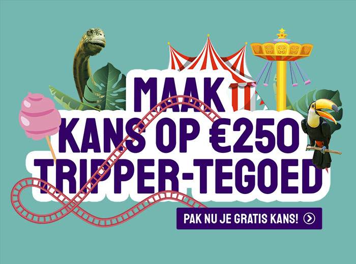 Zomer-winactie: GRATIS kans op €250 Tripper-tegoed