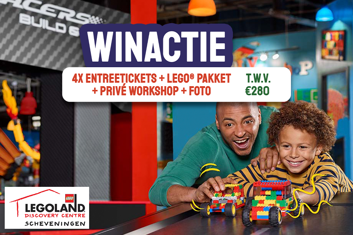 Win een volledig verzorgde dag bij LEGOLAND® Discovery Centre Scheveningen