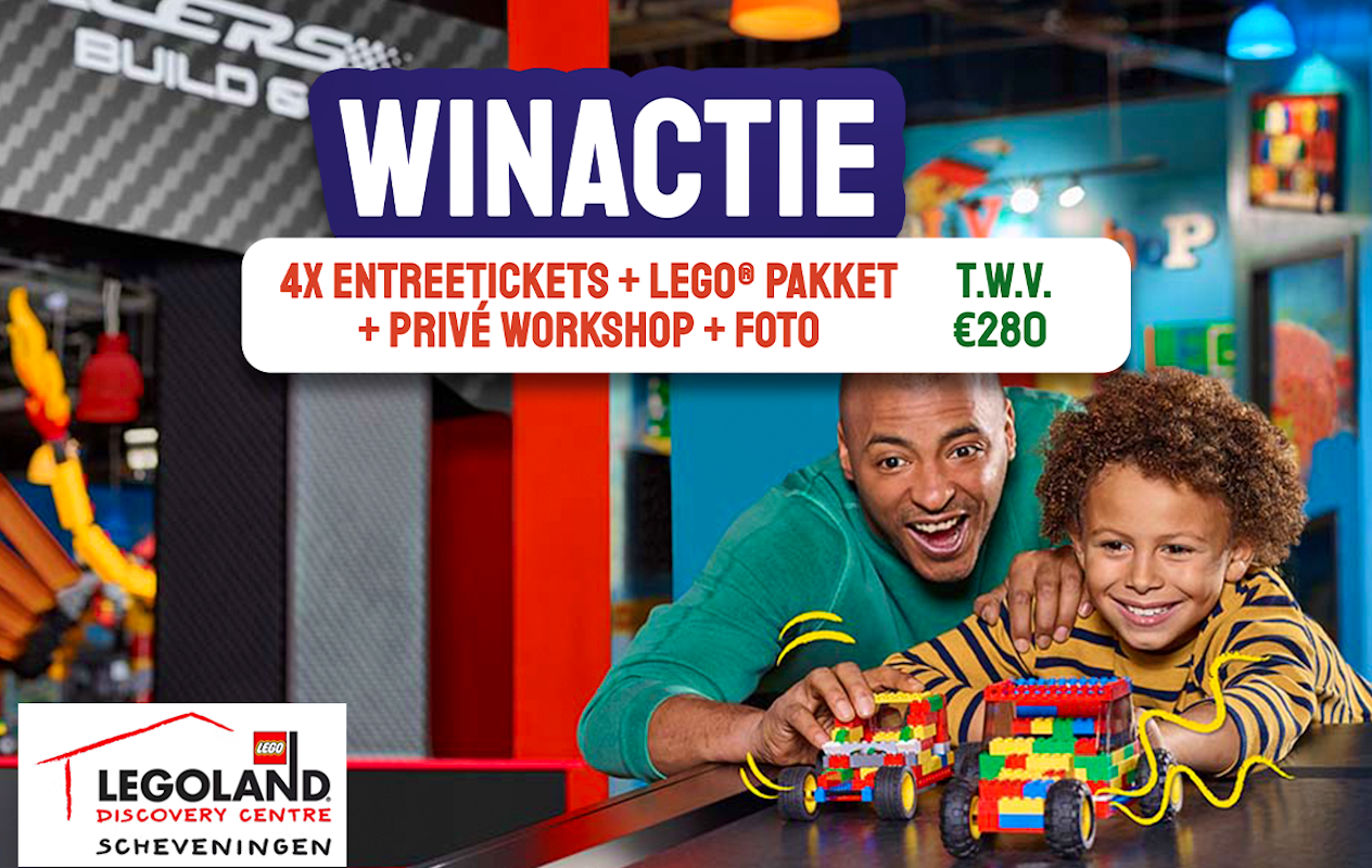 Win een volledig verzorgde dag bij LEGOLAND® Discovery Centre Scheveningen