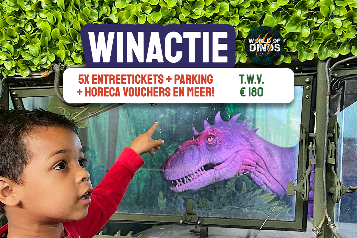 Maak GRATIS kans op een volledig verzorgde dag bij World of Dinos