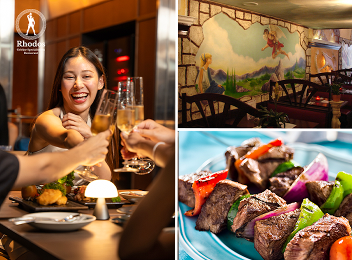 Grieks 3-gangen keuzediner bij Restaurant Rhodos