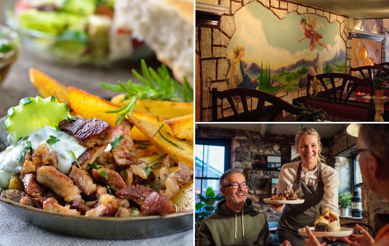 Griekse schotel naar keuze bij Restaurant Rhodos