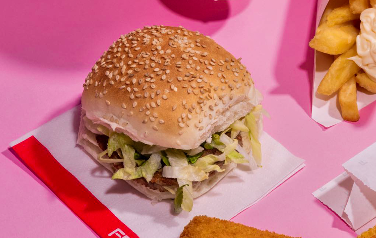 Grillburger voor €1,50 bij FEBO Kersenboogerd
