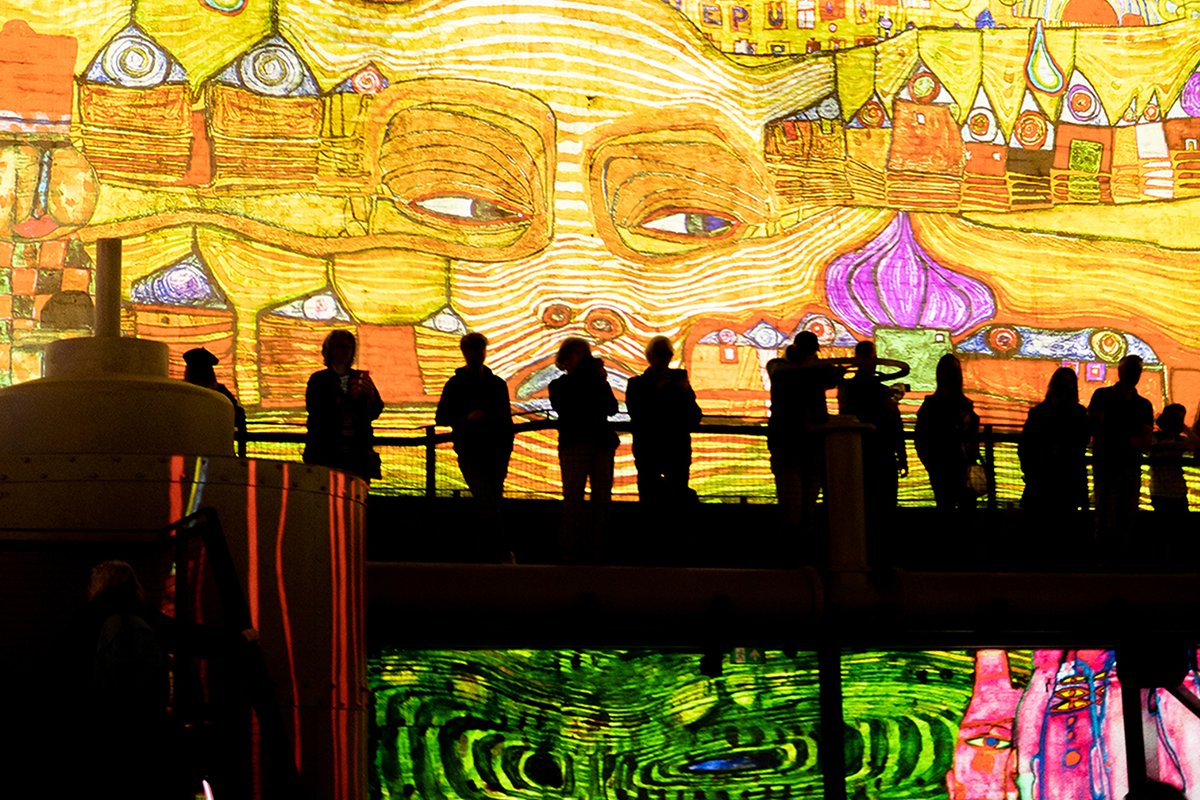 Gustav Klimt-tentoonstelling bij Fabrique des Lumières, 18+