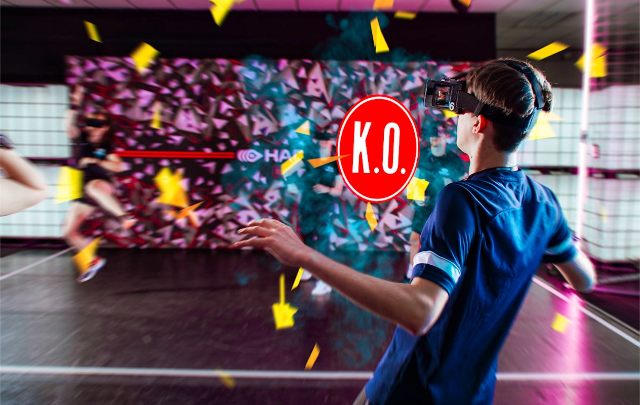 Hado game bij HADO Arena Eindhoven