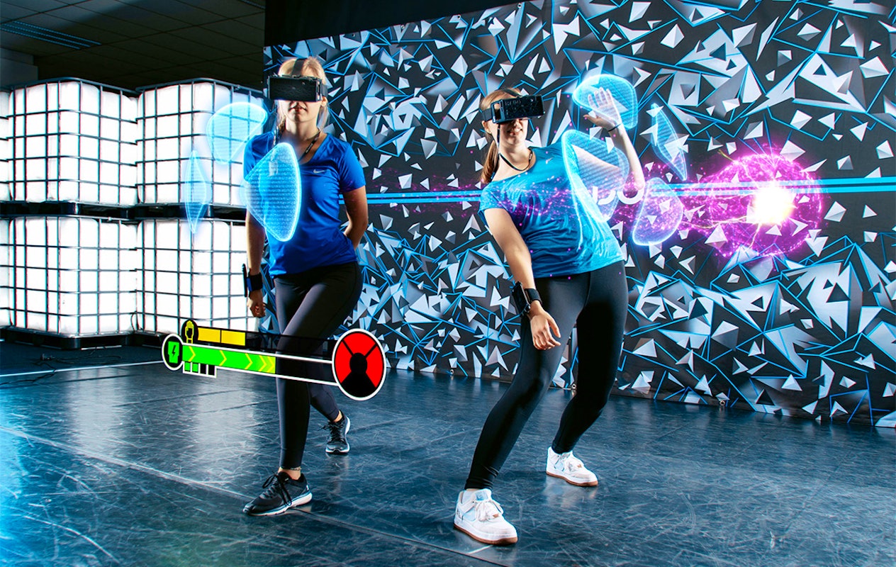 Hado game bij HADO Arena Eindhoven