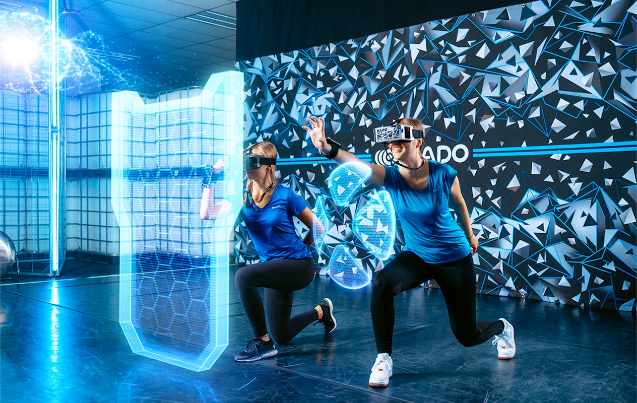 Hado game bij HADO Arena Eindhoven