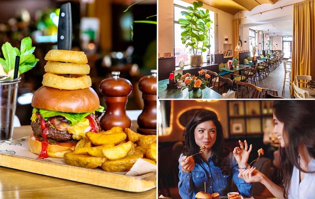 Hamburger of Boneless Ribs + friet bij Pistache Streetfood Bar