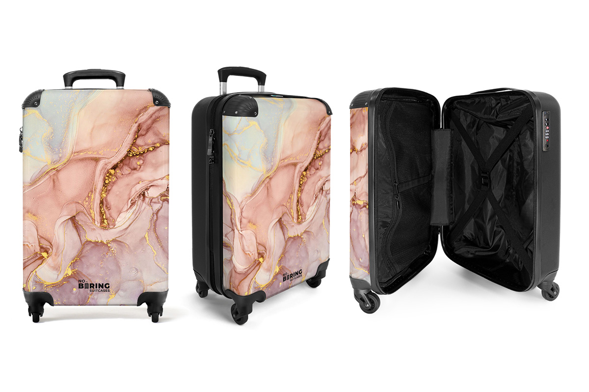 Handbagage koffer van NoBoringSuitcases