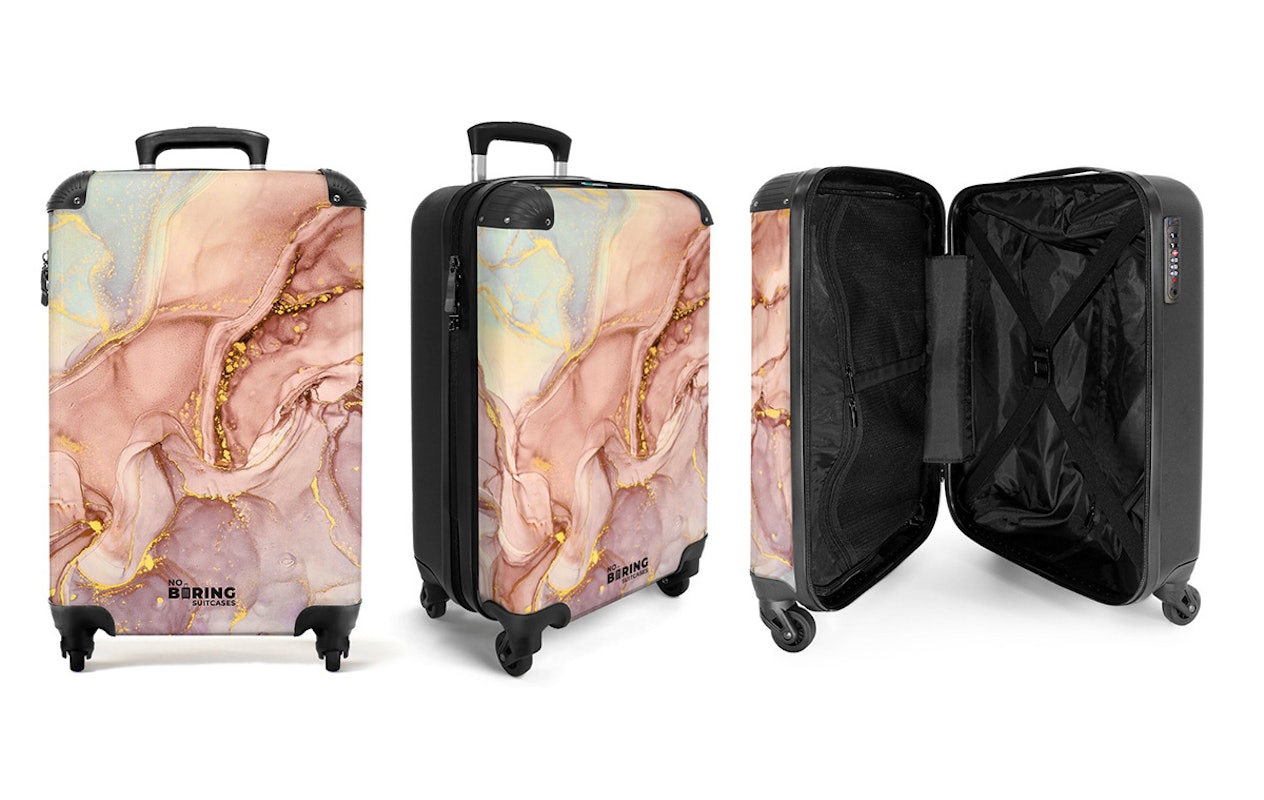 Handbagage koffer van NoBoringSuitcases