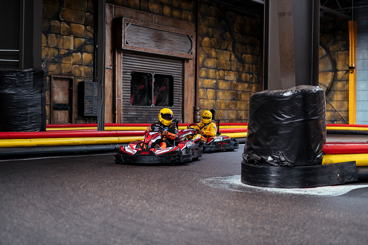 1 of 2 heats karten bij Coronel Kartracing