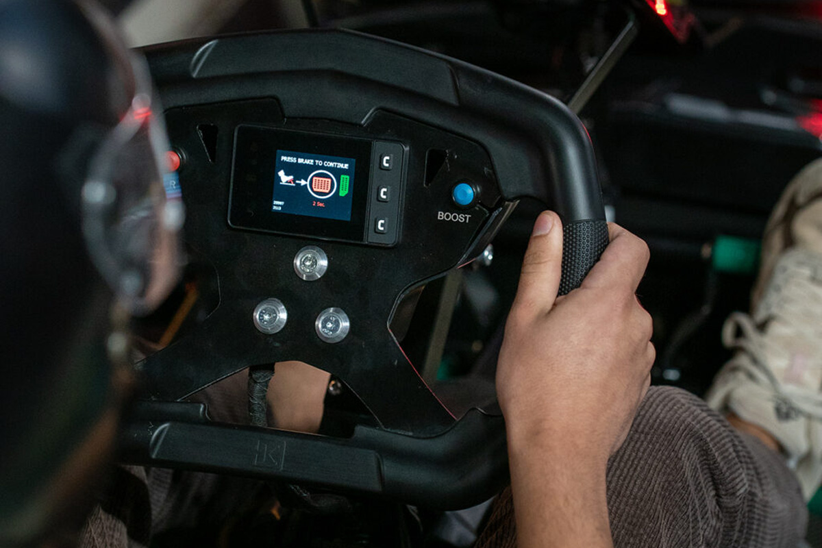 1 of 2 heats karten bij Hezemans Indoor Karting