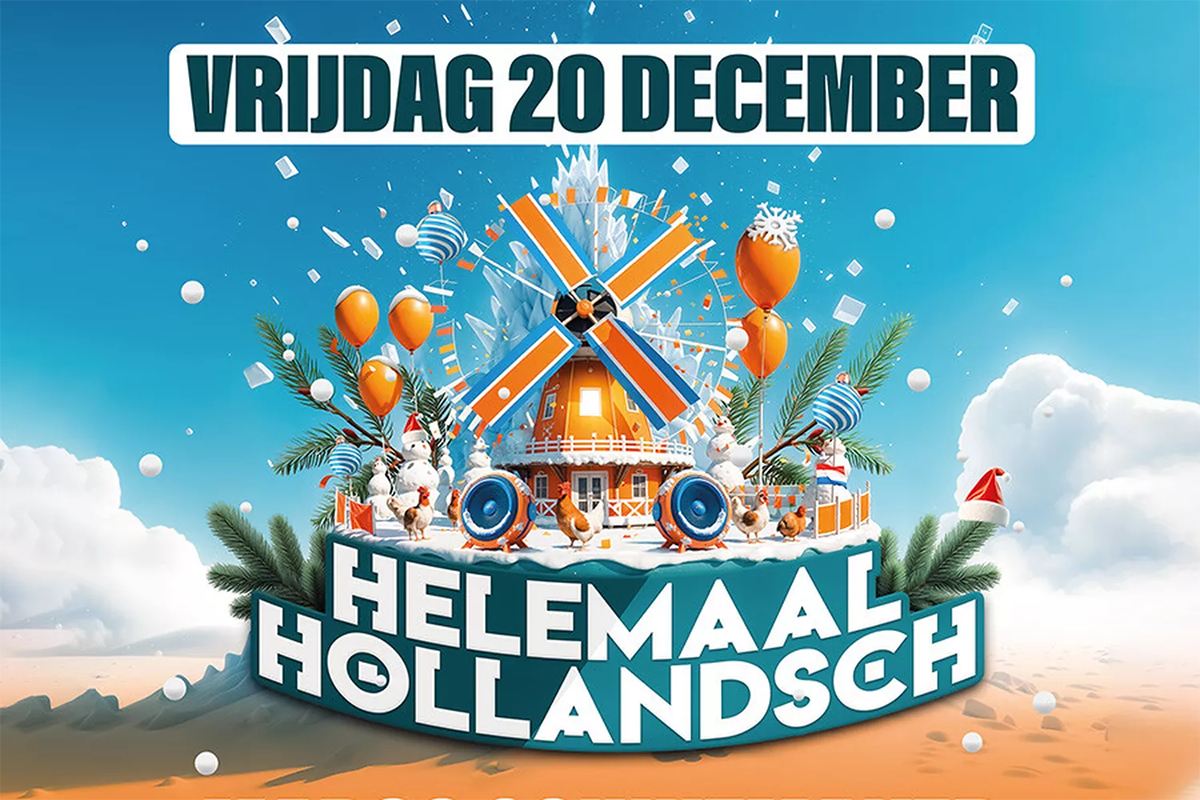 Entreeticket Helemaal Hollandsch kerst editie op 20 december 
