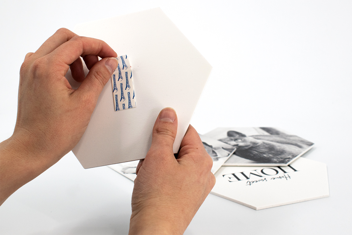 Hexagon collage via CanvasCompany (8 stuks)