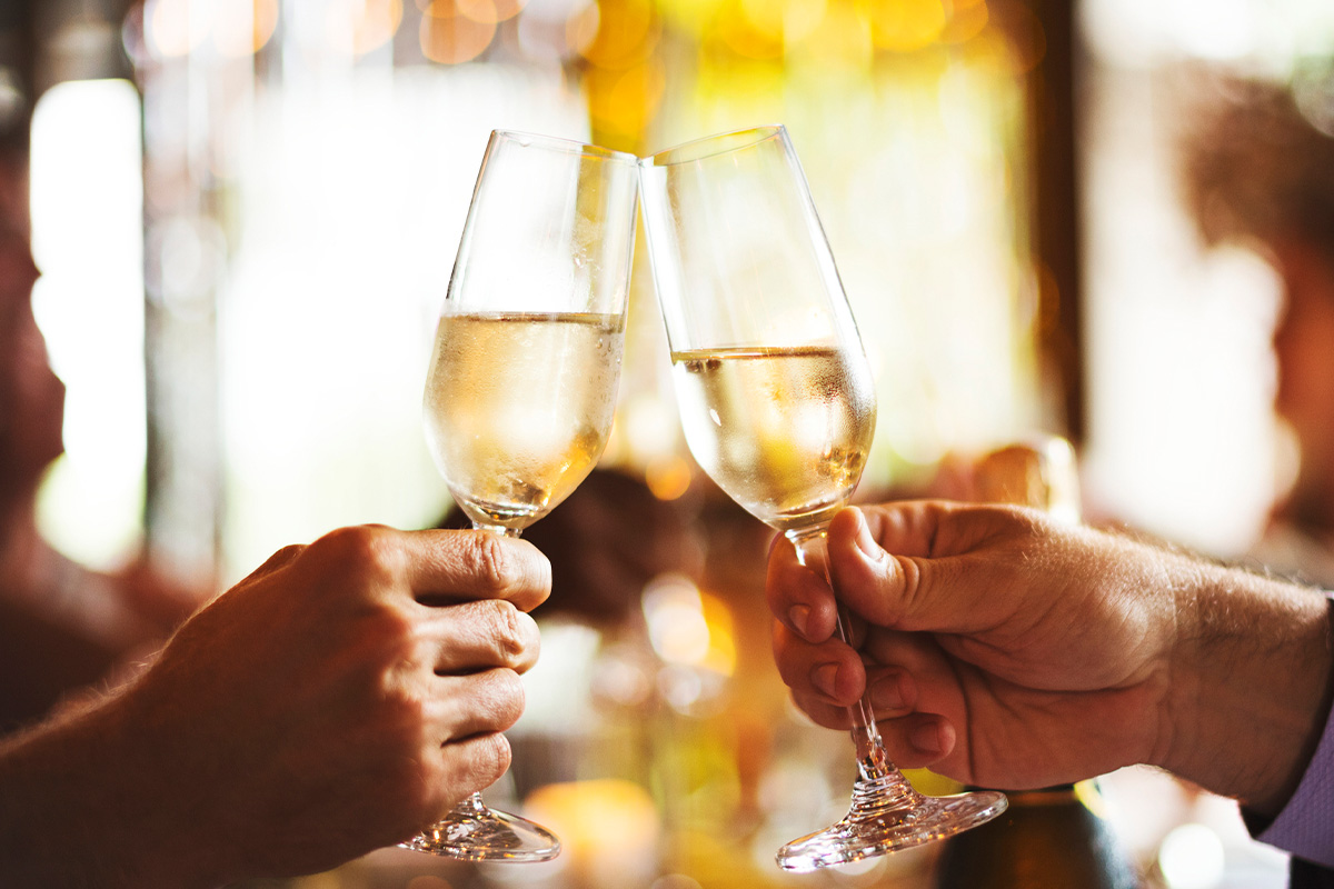 High lunch + prosecco bij Restaurant De Baron