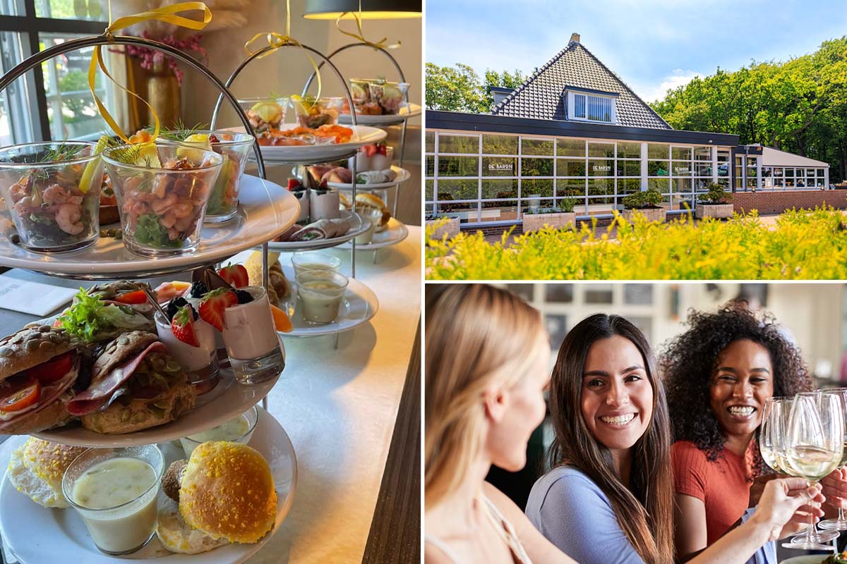 High lunch + prosecco bij Restaurant De Baron