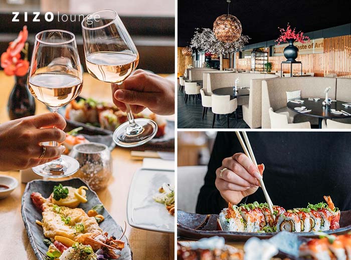 1,5 uur High Sushi bij ZIZO Lounge