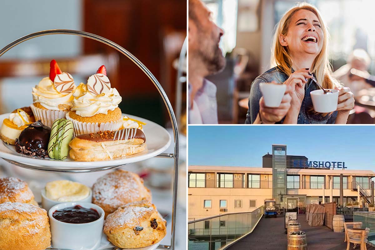 High tea bij Eemshotel in Delfzijl