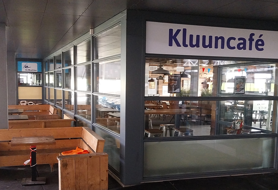 2-gangenlunch in Het Kluuncafé van IJsbaan De Westfries in Hoorn