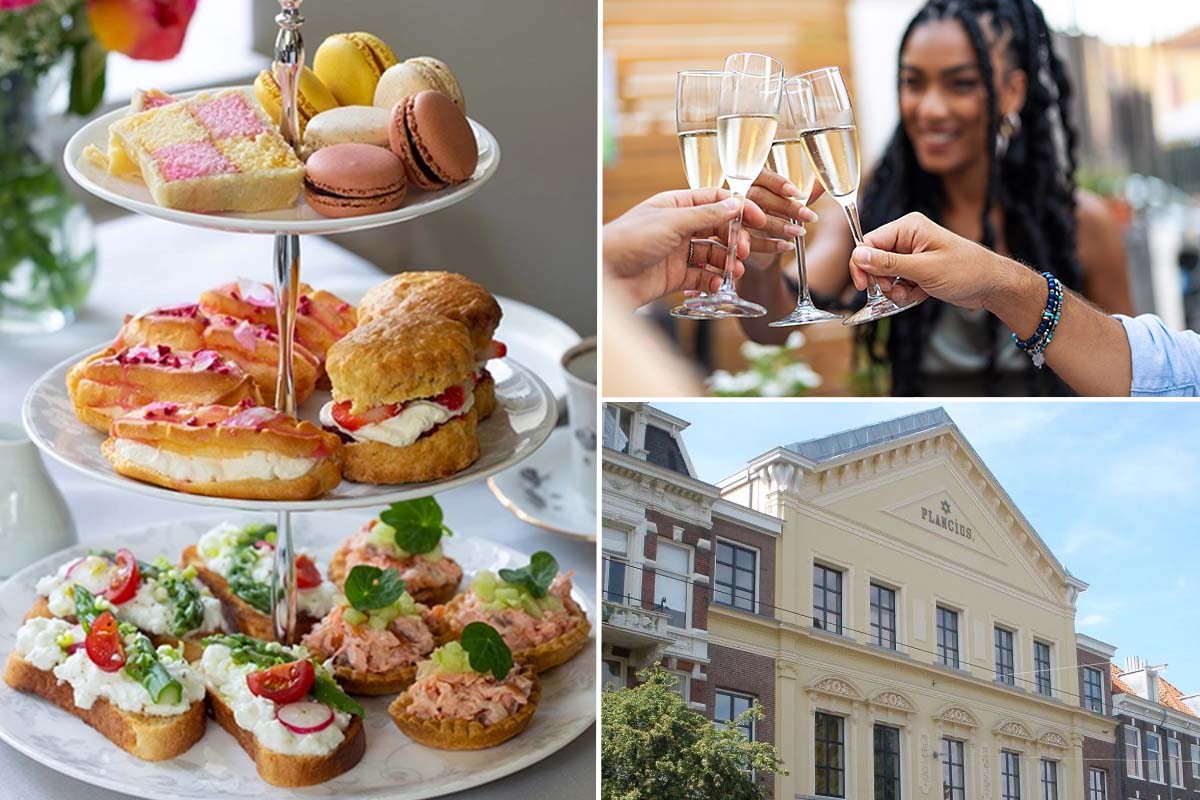 High tea + onbeperkt thee bij Restaurant Plancius