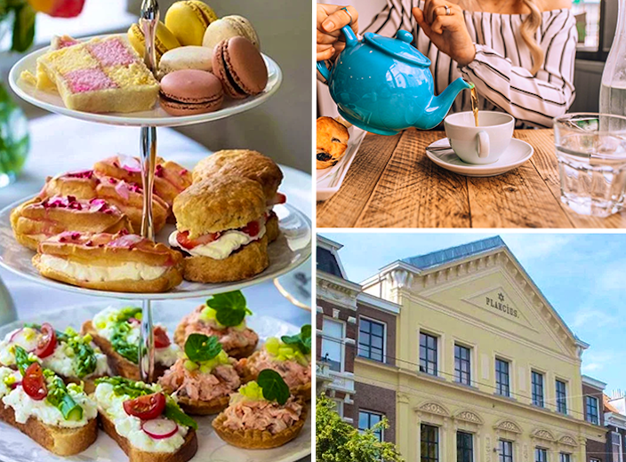 High tea + onbeperkt thee bij Restaurant Plancius