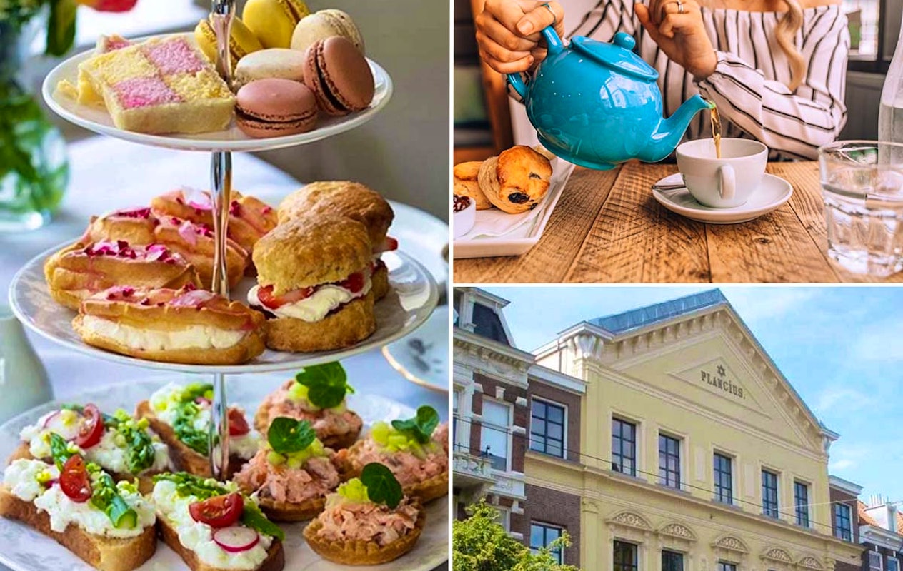 High tea + onbeperkt thee bij Restaurant Plancius