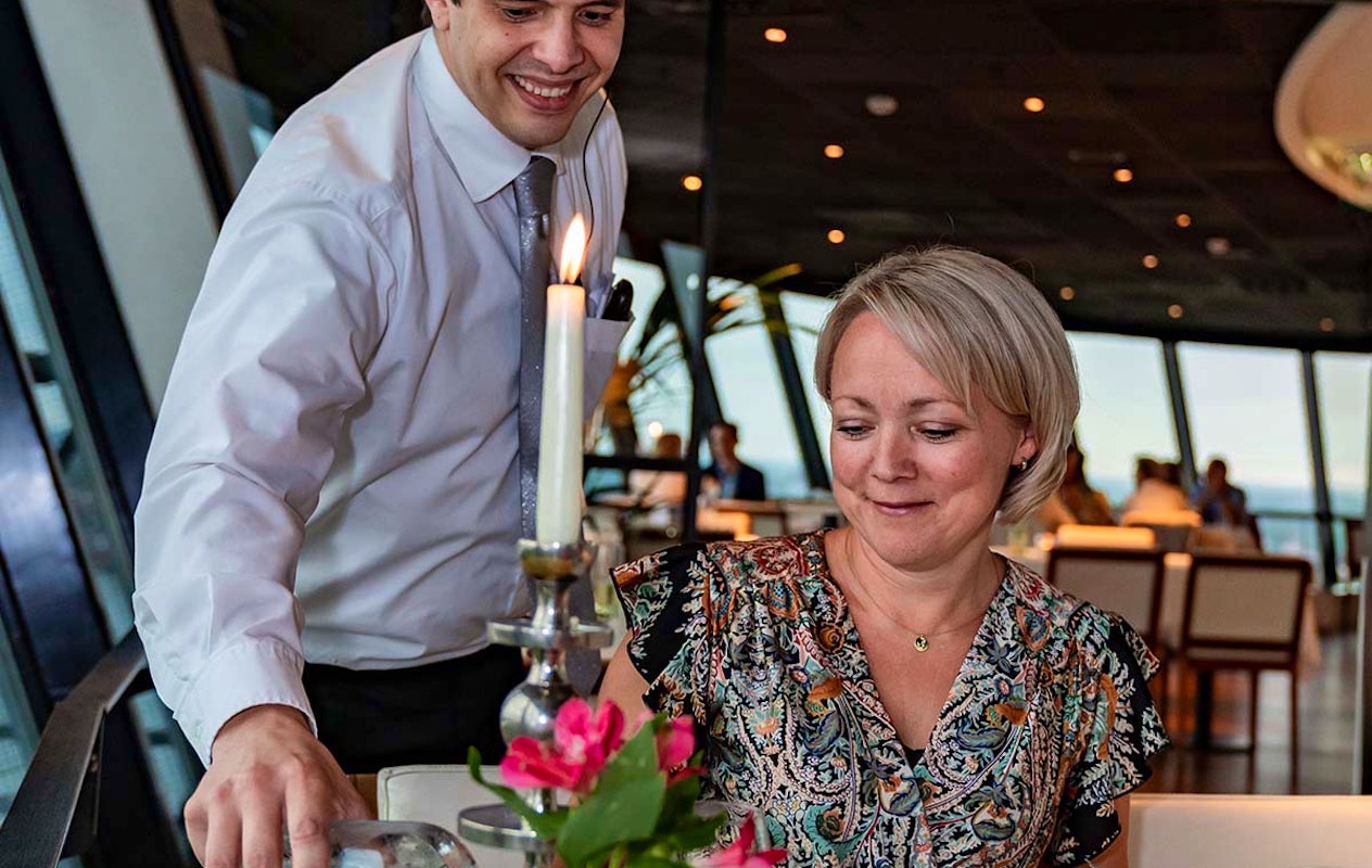 High wine + entree Euromast