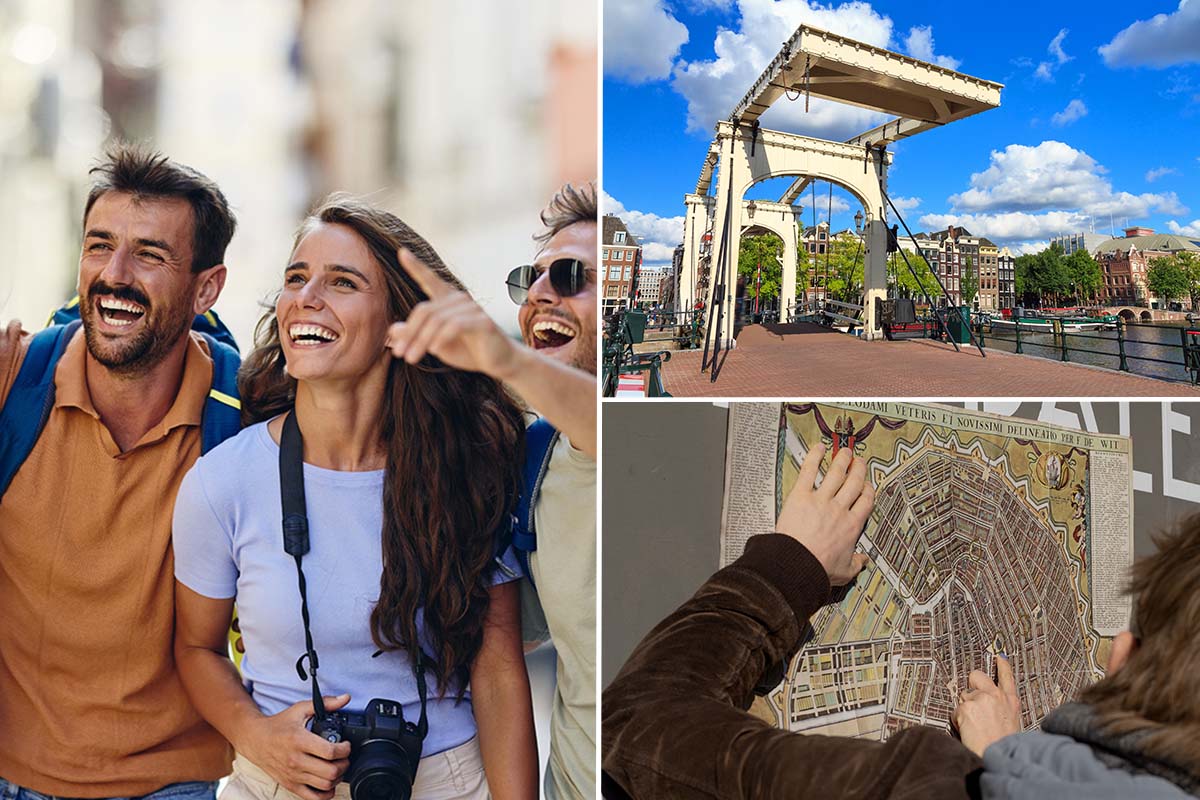 Historische rondleiding door Amsterdam met gids (2 uur)