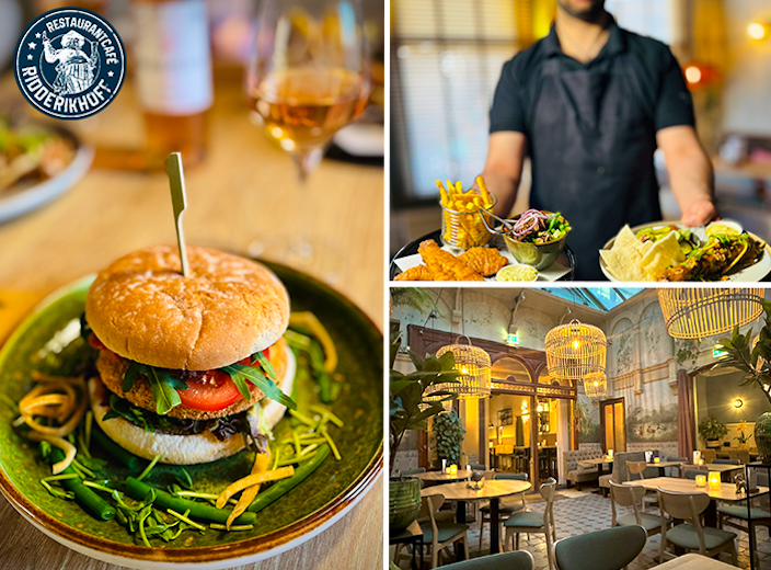 Hoofdgerecht naar keuze bij Restaurantcafé Ridderikhoff