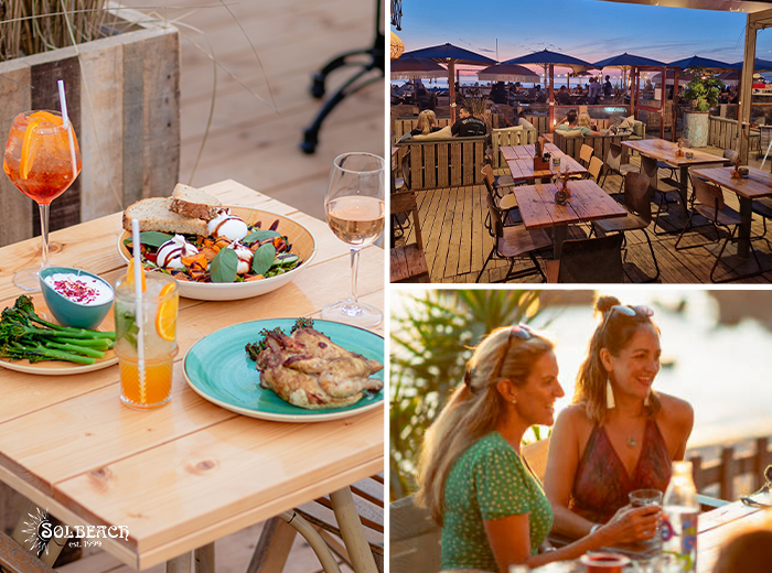 Hoofdgerecht naar keuze bij Beachclub Solbeach in Scheveningen