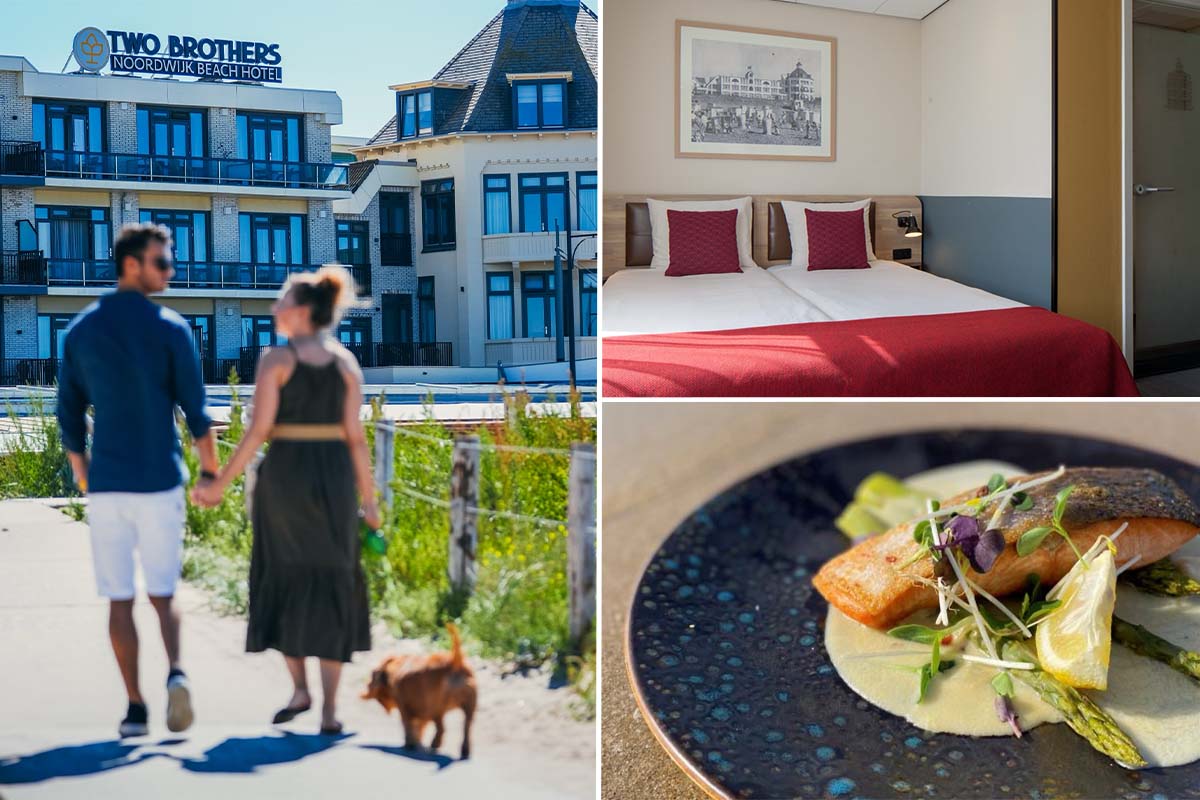 Hotelarrangement bij Two Brothers Noordwijk Beach (2 personen)