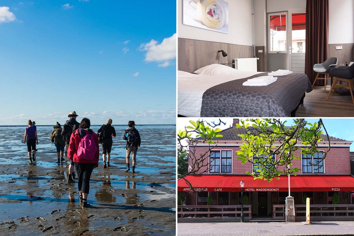 Overnachting + ontbijt bij Hotel Waddengenot (2 personen)